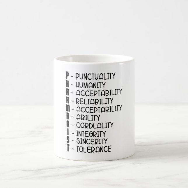 Pharmacy Quote Medicine Technician Pharmacist Tech Coffee Mug (Center)