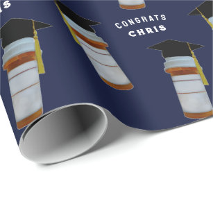 Pharmacy School Graduation Pharmacist Gift Wrappin Wrapping Paper