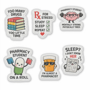 Pharmacy School Survival Stickers