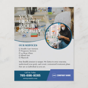 Pharmacy Services Custom  Flyer