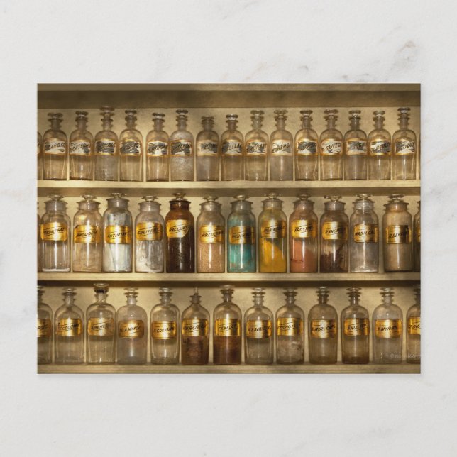 Pharmacy - Shop furniture Postcard (Front)