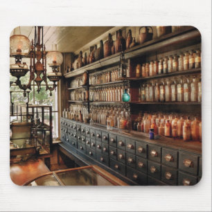 Pharmacy - So many drawers and bottles Mouse Pad