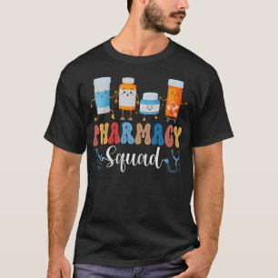 Pharmacy Squad Funny Cute Pills Pharmacist Pharm T T-Shirt
