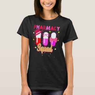 Pharmacy Squad Pharmacist Valentine's Day Matching T-Shirt