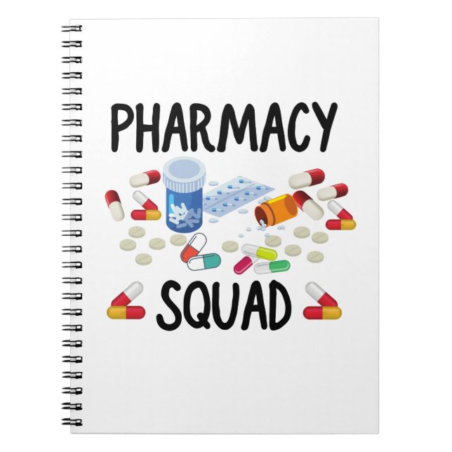 Pharmacy squad T-Shirt Notebook (Front)