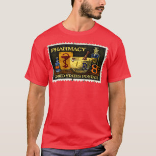 Pharmacy Stamp with Bowl of Hygeia Honering Pharma T-Shirt