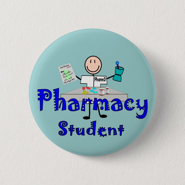 Pharmacy Student Gifts 2 Inch Round Button (Front)