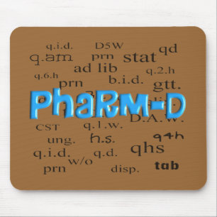 Pharmacy Student Pharm-D Gifts Mouse Pad