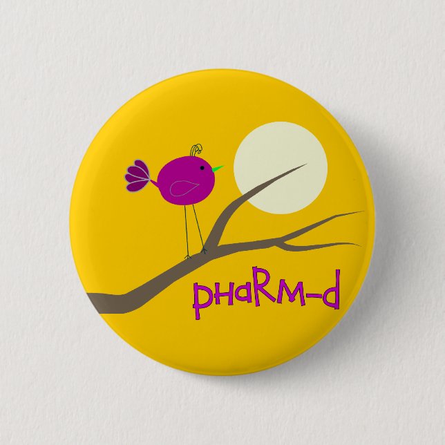 Pharmacy Student PharmD Gifts 2 Inch Round Button (Front)