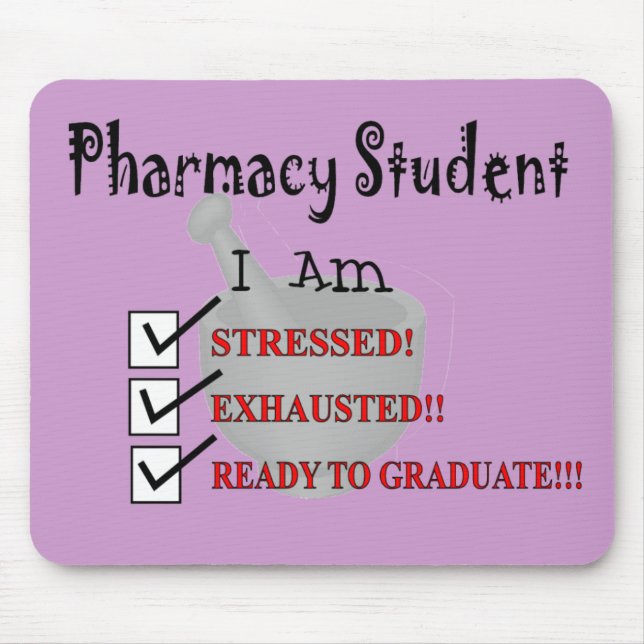 Pharmacy Student "Ready To Graduate!!!" Mouse Pad (Front)