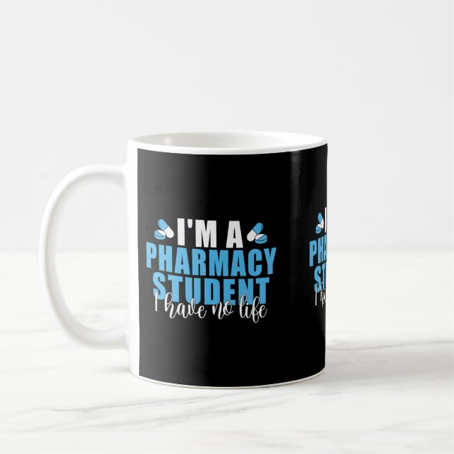 Pharmacy Student Technician Pharmacist Medical Tec Coffee Mug (Left)