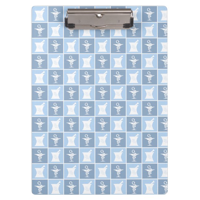 Pharmacy Symbol | Pharmacist | Pharmacy Tech Clipboard (Front)