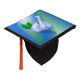Pharmacy Symbols Graduation Cap Topper