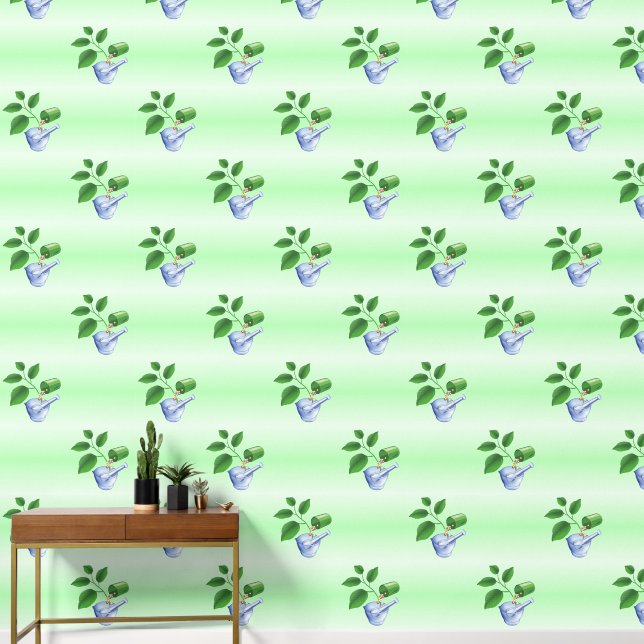 Pharmacy Symbols Wallpaper (Hallway)