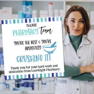 Pharmacy team thank you