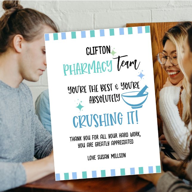 Pharmacy team thank you card (Creator Uploaded)