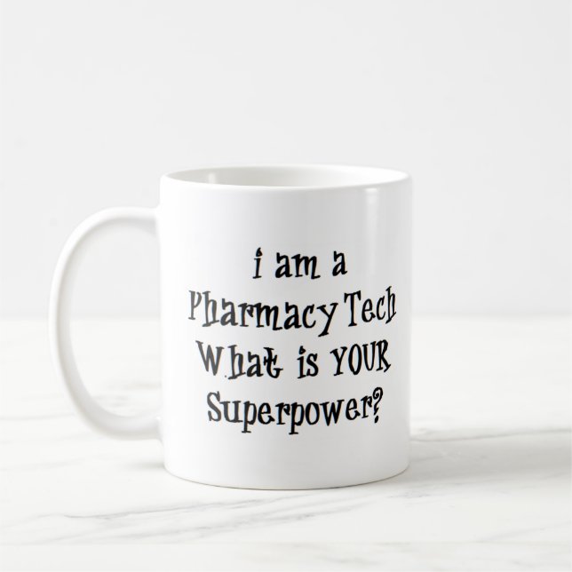 pharmacy tech coffee mug (Left)
