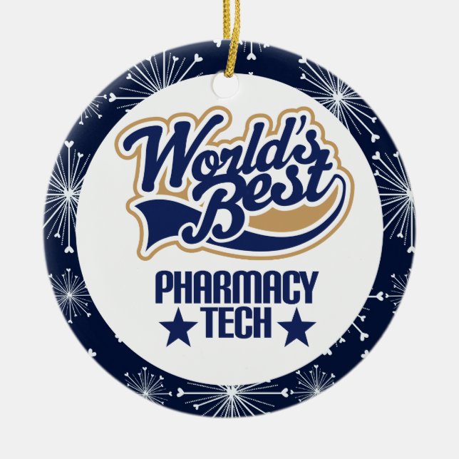 Pharmacy Tech Gift Ornament (Front)