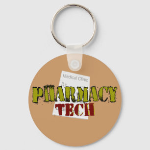 Pharmacy Tech Gifts With Prescription Design Keychain