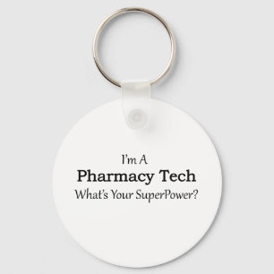 Pharmacy Tech Keychain