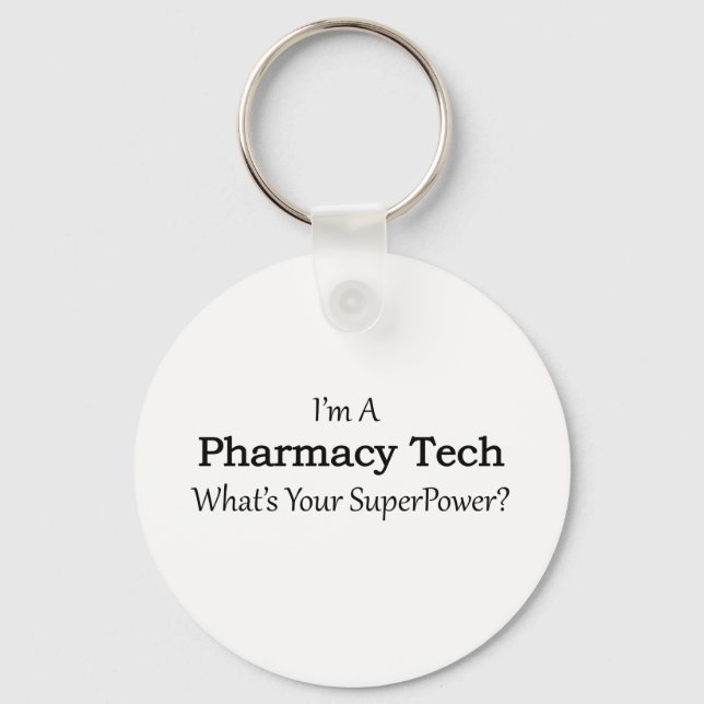 Pharmacy Tech Keychain (Front)