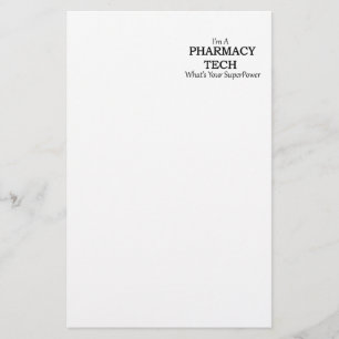 PHARMACY TECH STATIONERY