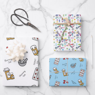 Pharmacy Tech wrapping paper sheets