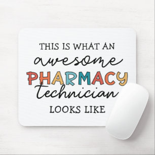 Pharmacy Technician Awesome Pharmacy Tech Funny Mouse Pad