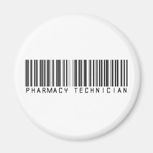 Pharmacy Technician Bar Code Magnet