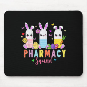 Pharmacy Technician Bunny Easter Day Pharmacy Tech Mouse Pad