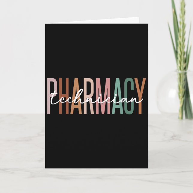Pharmacy Technician Certified Pharm Tech Pharmacis Card (Front)