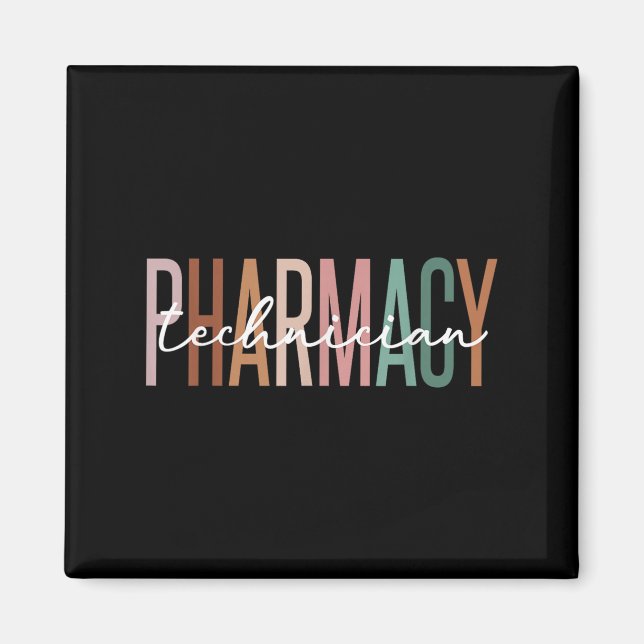 Pharmacy Technician Certified Pharm Tech Pharmacis Magnet (Front)