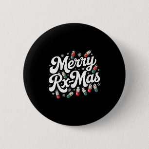 Pharmacy Technician Christmas Pharmacist Pharmacy  2 Inch Round Button