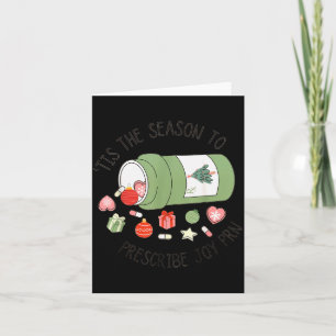 Pharmacy Technician Christmas Pharmacy Graduation  Card