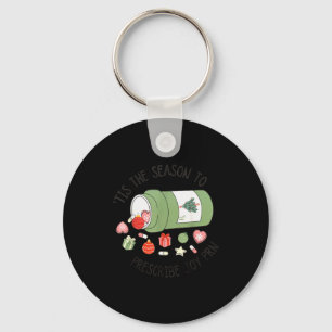 Pharmacy Technician Christmas Pharmacy Graduation Keychain