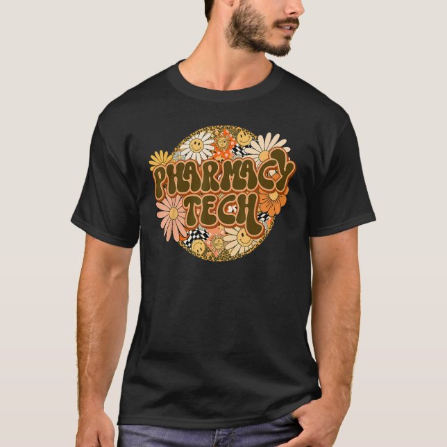 Pharmacy Technician CPHT School Pharmacist Tech As T-Shirt (Front)
