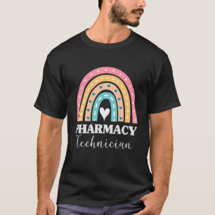 Pharmacy Technician Cute Rainbow Cpht Pharmacist T T-Shirt