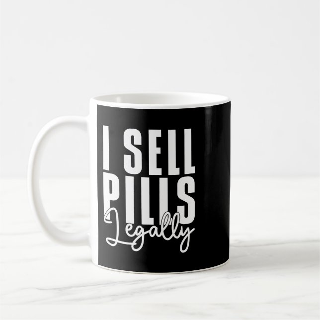 Pharmacy Technician Funny Pharmacist Medical Techn Coffee Mug (Left)