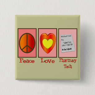 Pharmacy Technician Gifts 2 Inch Square Button