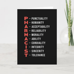 Pharmacy Technician Medicine Tech Pharmacist Gift Card