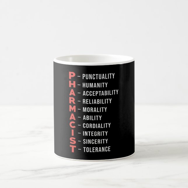 Pharmacy Technician Medicine Tech Pharmacist Gift Coffee Mug (Center)