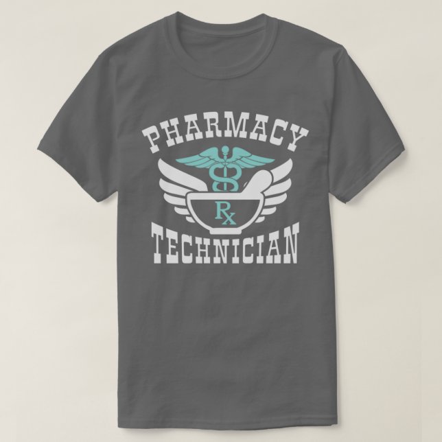Pharmacy Technician Pharmacist Gift T-Shirt (Design Front)