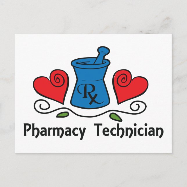 Pharmacy Technician Postcard (Front)