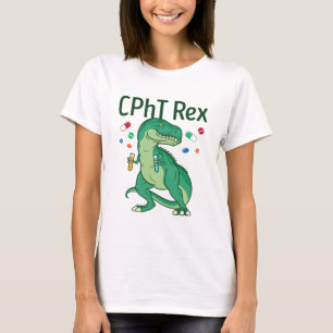 Pharmacy Technician Tech CPhT Rex T-Shirt