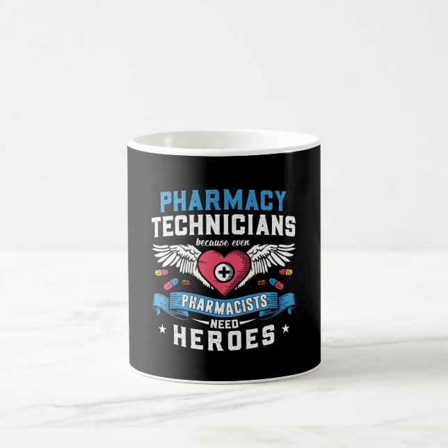 Pharmacy Technicians Technician Tech Pharmacists Coffee Mug (Center)