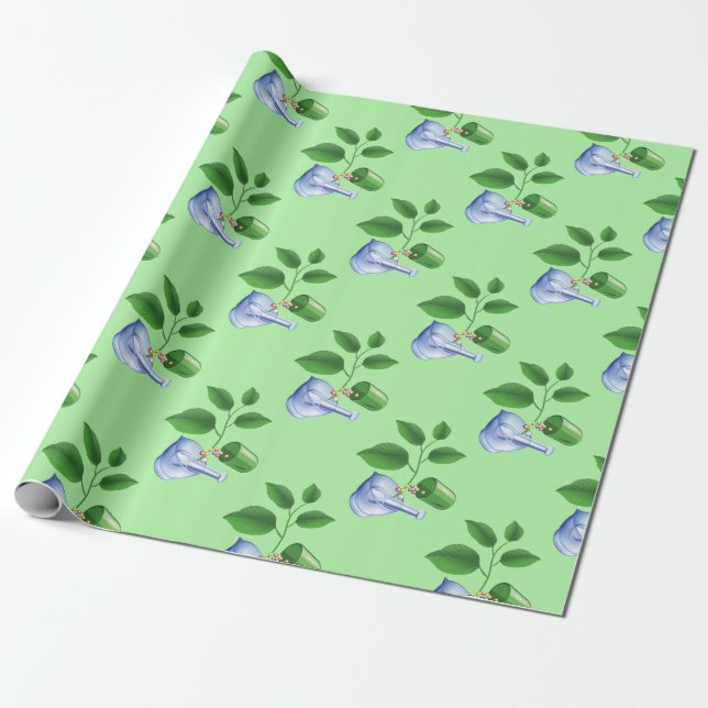Pharmacy Wrapping Paper (Unrolled)