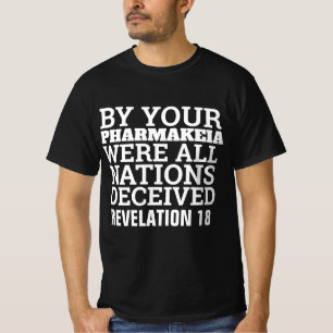 PHARMAKEIA VACCINE CHRÉTIENNE T-SHIRTS