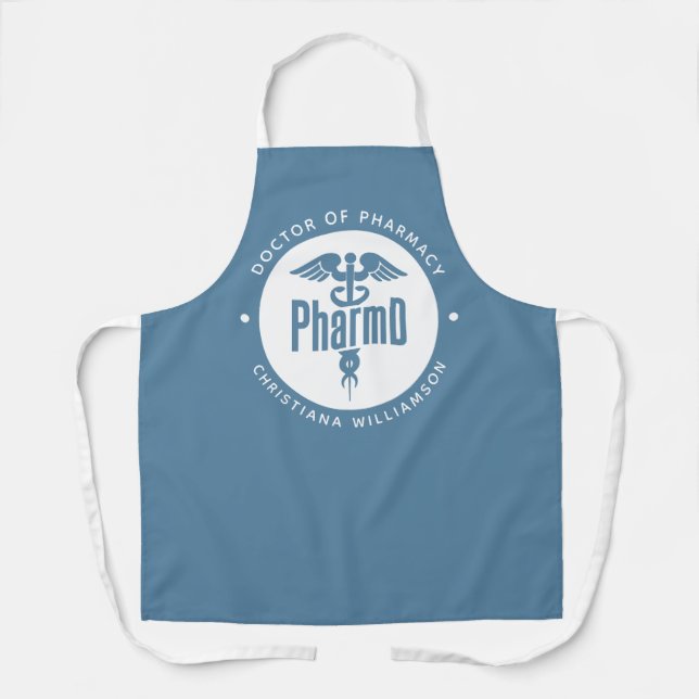 PharmD Doctor of Pharmacy Graduation Pharmacist Apron (Front)