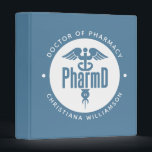 PharmD Doctor of Pharmacy Graduation Pharmacist Binder<br><div class="desc">PharmD Doctor of Pharmacy Graduation Pharmacist Personalized Gifts- This design makes a great gift for every Pharmaceutical School Student Graduate!</div>