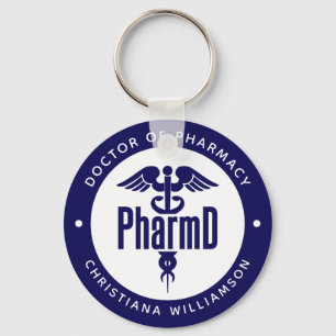 PharmD Doctor of Pharmacy Graduation Pharmacist Keychain